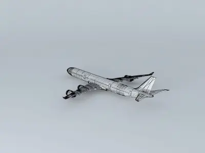 Javison Airways Airbus A340 600 Free 3D model