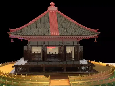 Chinese pavilion   3D model