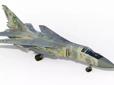 Su-24 Storm shadow SCALP EG 3D model