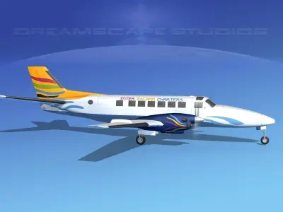 Beechcraft B99 Inter Island Charter 3D model