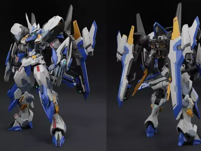 XS04 - Original Mecha Design 3D model