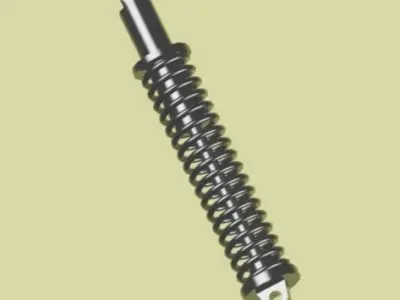Shocks metal spring Free 3D model