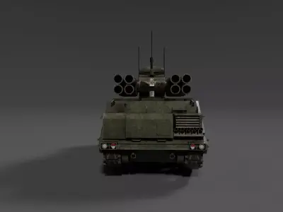 ADATS M113 - Anti-Air and Anti-Tank System - Game Ready lowpoly Low-poly 3D model