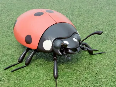 Ladybug stylized 3D model