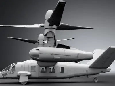 Bell V280 Valor scale model 3D print model