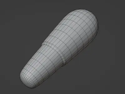 Mortar Free low-poly 3D model