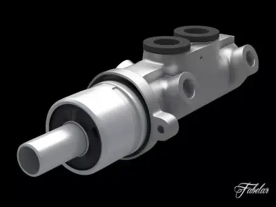 Brake master cylinder 3D model