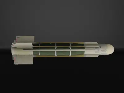 bombs assets 3D model Low-poly 3D model