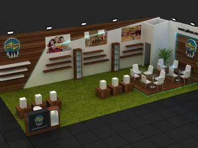 Exhibition Stand -2 3D model