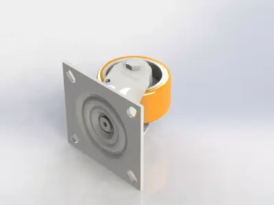 Rodizio Schioppa GM 42 PE Wheel 3D model