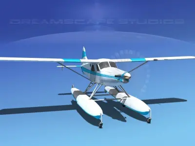 Dehavilland DHC-2 Turbo Beaver V01 3D model