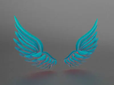 Wings angel - angel Free 3D model
