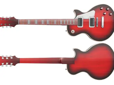 Electric Guitar Part 2 Low-poly 3D model