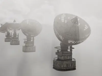 Satellite Dish Free 3D model