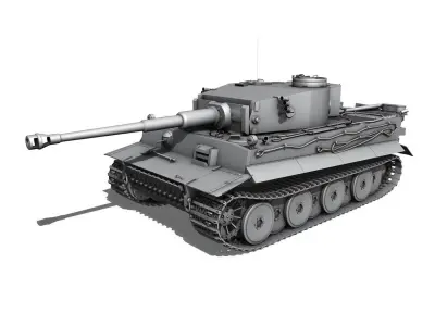 Panzer VI - Tiger - Early Production 3D model