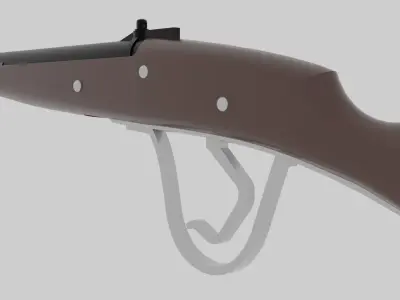 Tusken Cycler Rifle C 3D model