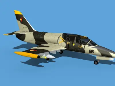 Aero Vodochody L-39C Albatross E Germ 01 3D model