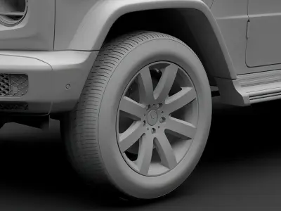 Mercedes Benz G 350d 2019 wheel 3D model