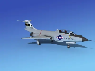 McDonnell F-101B Voodoo V07 3D model