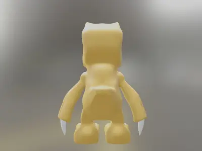 Agumon in 3D model 3D model