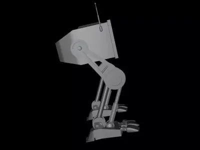 Mini Robot 3D model 2