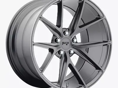 Niche Misano Wheel Matte Anthracite 3D model