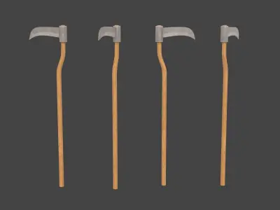 Prop102 Sickle Low-poly 3D model
