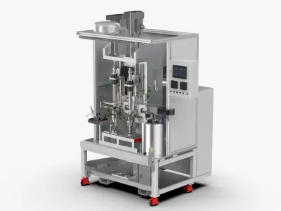 Automatic Bearing and Circlip Press Fitting Machine 3D model