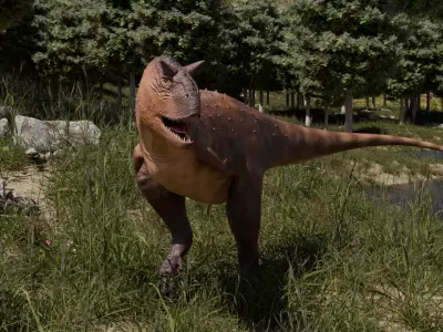 Carnotauro - Rig 3D model