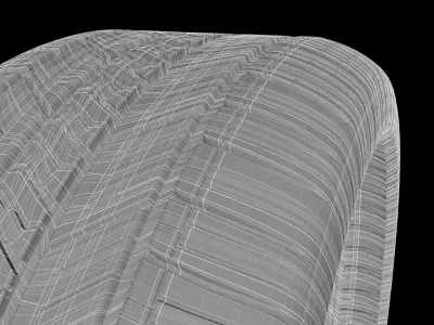 Tire - High-detail tire patern 3D model