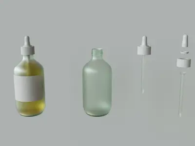 Bottle Dropper and Pump 3D model