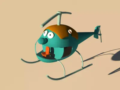 Family guy Petercopter 3D model