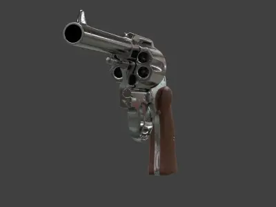 Colt 1917 Low-poly 3D model