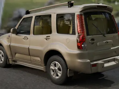 Mahindra Scorpio SUV 3D model