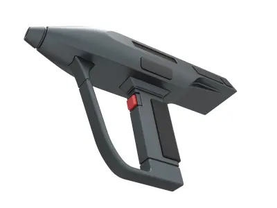Romulan Phaser pistol from Star Trek The Next Generation 3D model