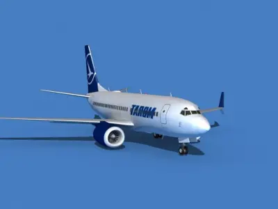 Boeing 737 MAX 7 TAROM 3D model