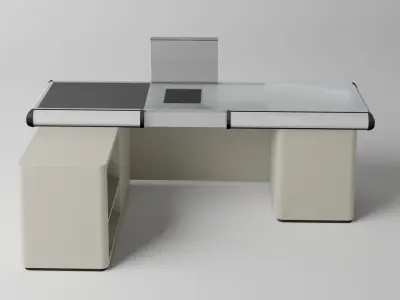 Cashier desk Free 3D model