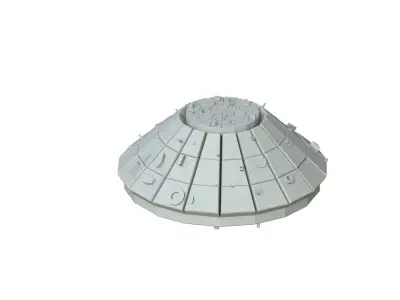 Sci Fi Object No 3127 Low Poly Low-poly 3D model