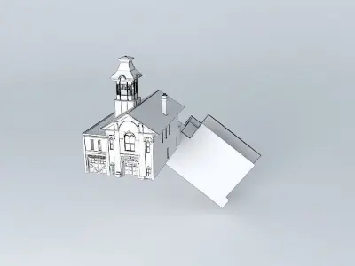 Stn 2 St. Paul MN. Former 1874 Fire Station 2 Free 3D model