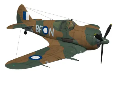 CAC CA-13 Boomerang 3D model