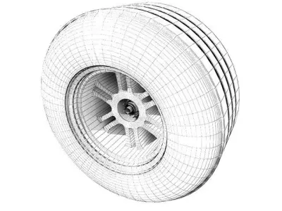 Free 3D Tire Model Free 3D model