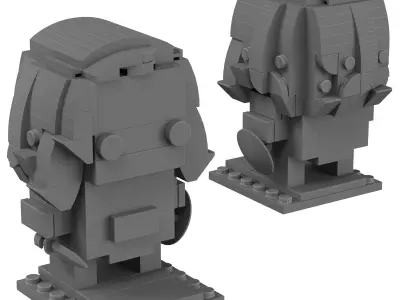 Lego BrickHeadz - 41599 Wonder Woman 3D model
