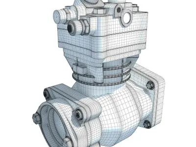 Engine Parts 33 3D model