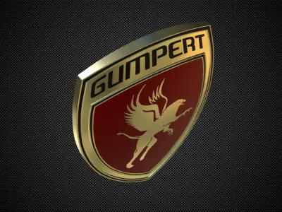 gumpert logo 3D model