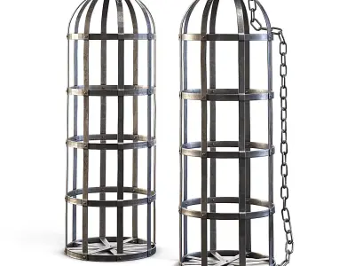 Standing Candle Holder 3D model