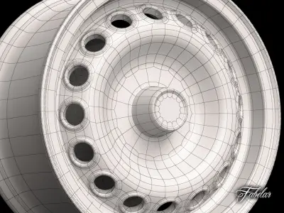 Alfa Romeo Giulia rim 3D model