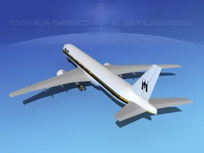 Boeing 777-300 MP Monarch Airlines 3D model