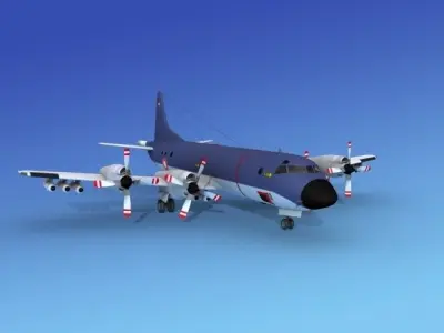 Lockheed P-3 Orion Royal Danish Navy 3D model