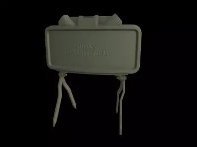 claymore 3D model get