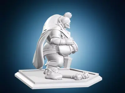 Guttershade Wardrummer Titan Forge Miniature 3D print model
